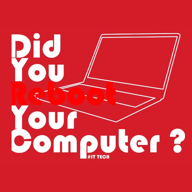 Did you reboot your computer? IT TECH