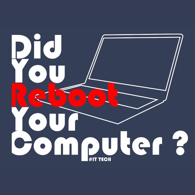 Did you reboot your computer? IT TECH