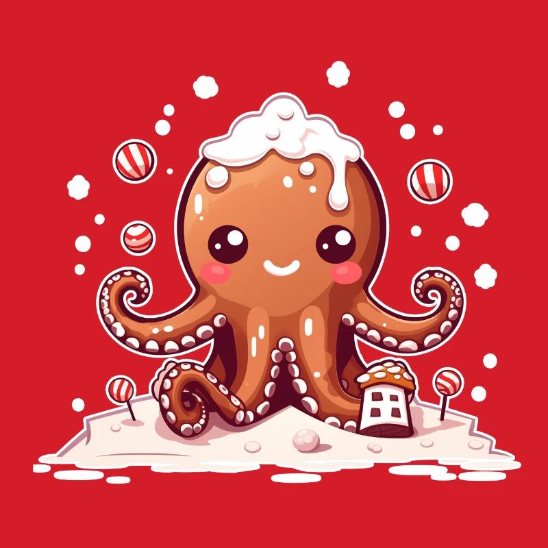 Gingerbread Octopus