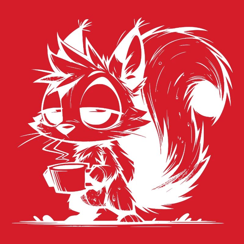 Please Do Not Disturb – Squirrel Coffee Time