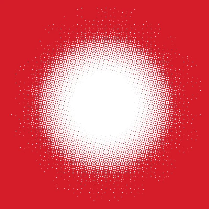 Light Illusion Moon Point Grid Design Circle Round
