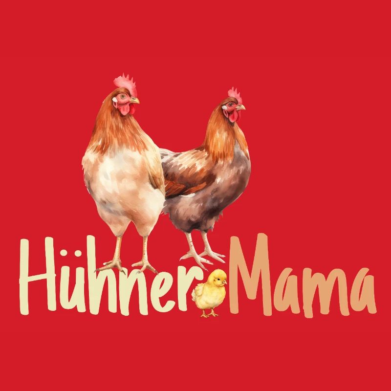 Hühner Mama Muttertag Mutterschaft Mama Elternteil