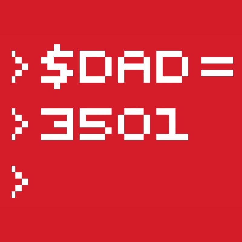 DAD Terminal de Pixels Nerd Code 8-Bits Rétro