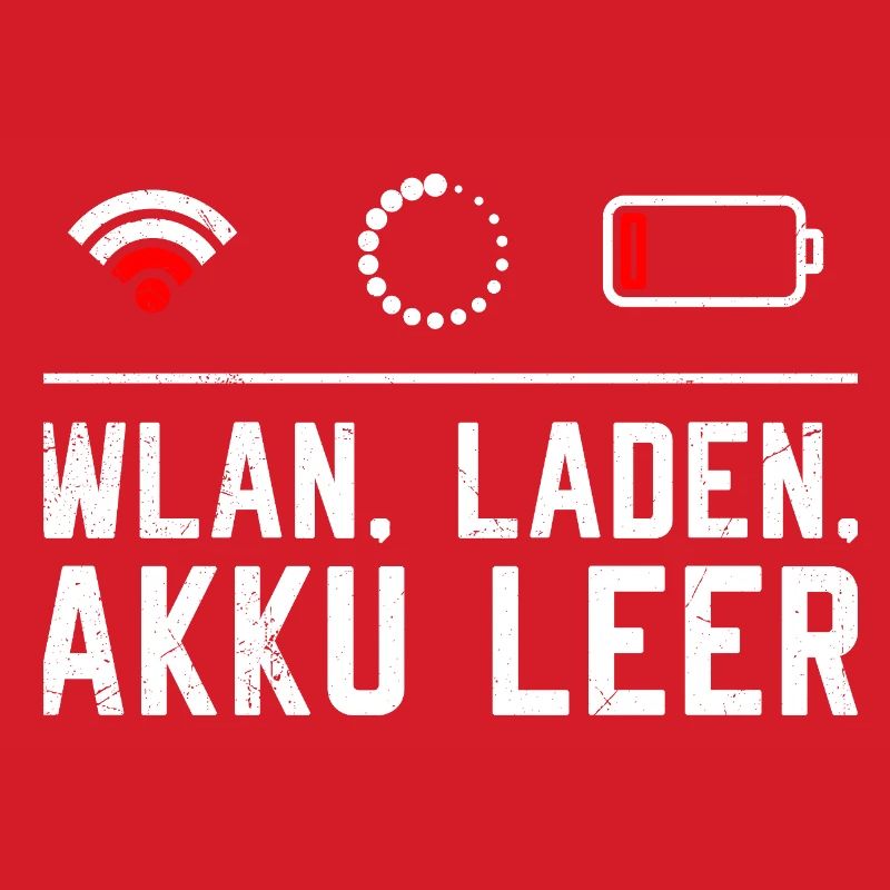 Coder WiFi. LOADING. BATTERY EMPTY FUNNY