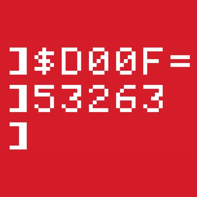DOOF Code 8 bits Nerd Terminal Pixel Retro