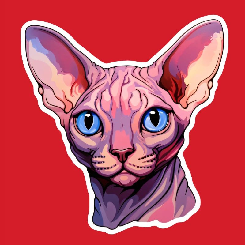 Sphynx Cat Head