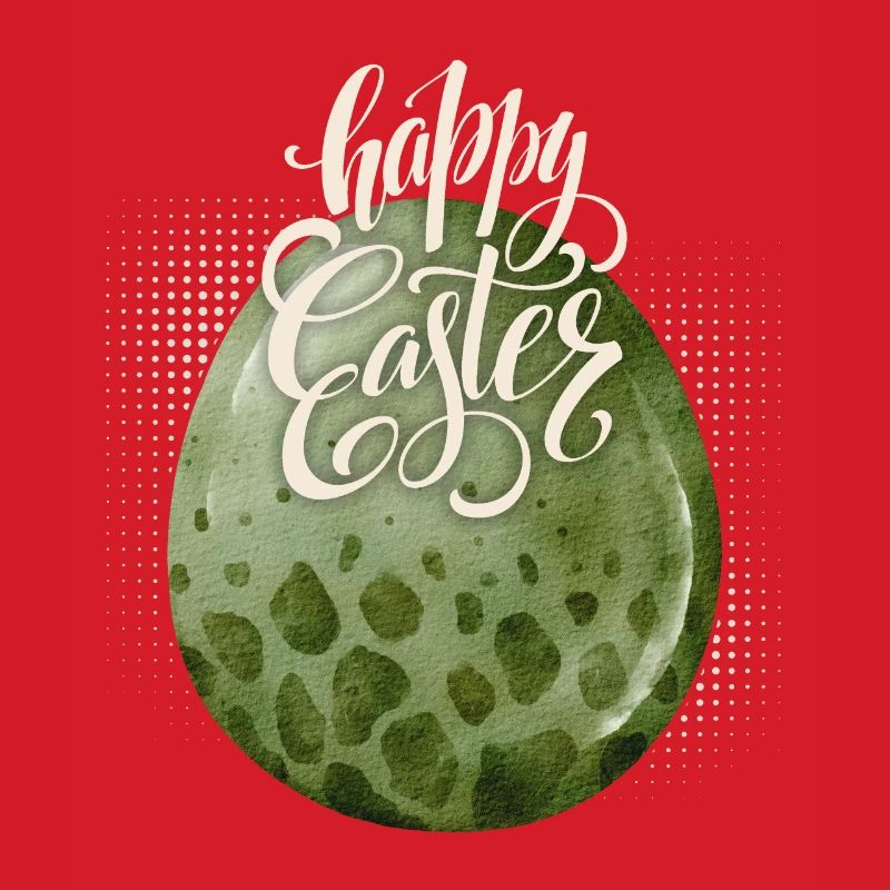 Easter, Dinosaur Egg, Happy Easter Typography