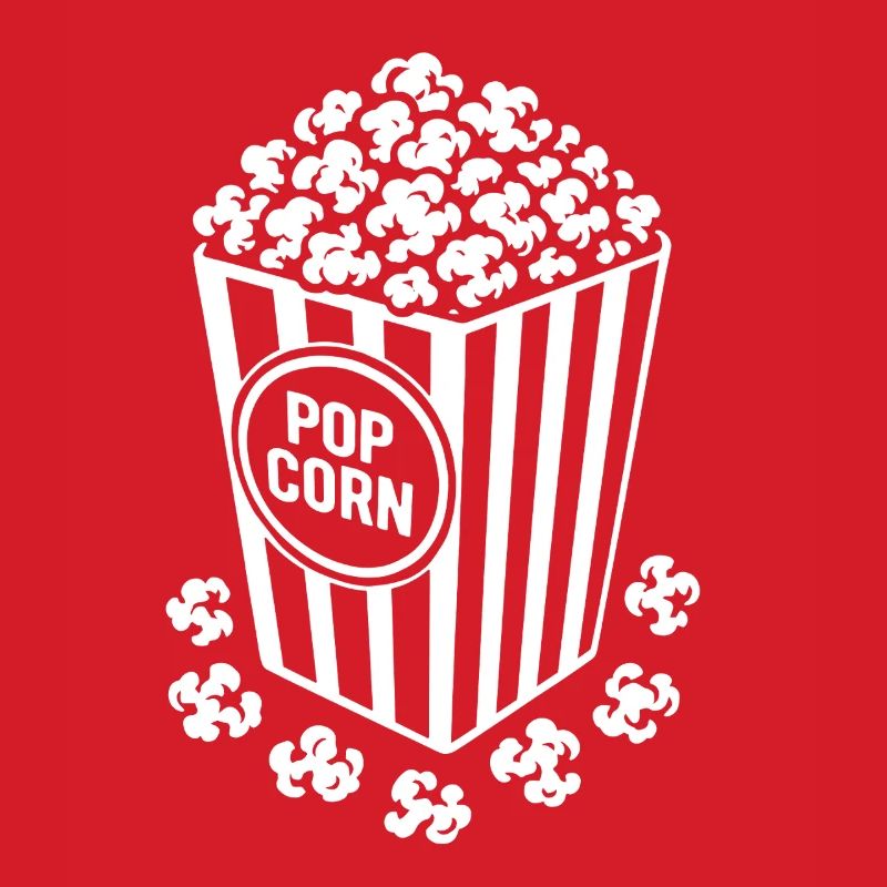 Frisches Popcorn - knusprig, lecker - Geschenk