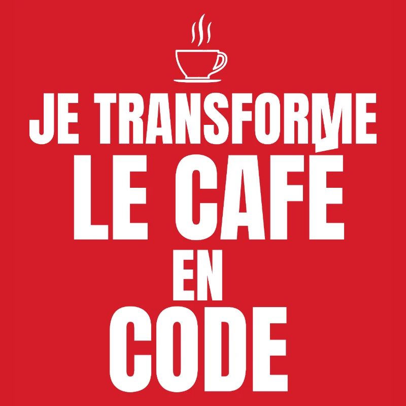 Je transforme le café en code