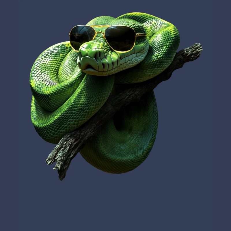 Green Tree Python Snakes Lover Terrarium