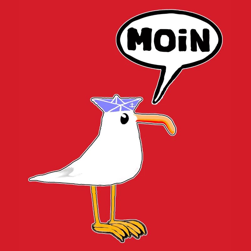 Moin Seagull Rubber Boots Boots Speech Bubble