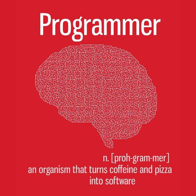 programmer brain pc informatik definition pizza lo