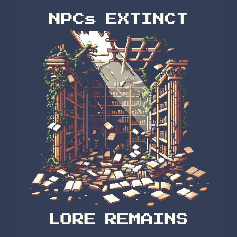 NPCs gone, lore stays | Post-apocalyptic