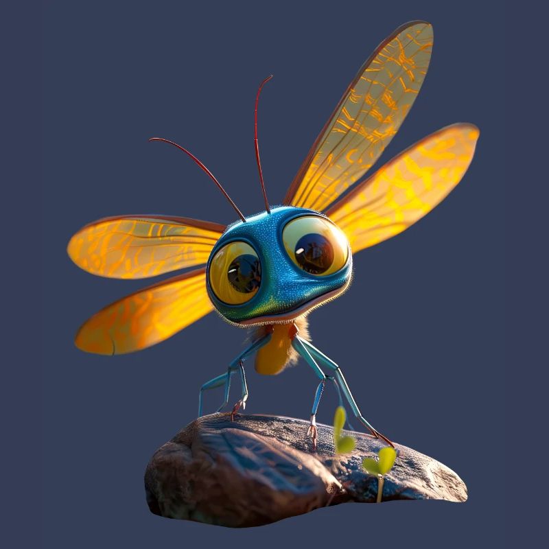 Libellule Libellule Ailes Colorées Libellules Mignonnes