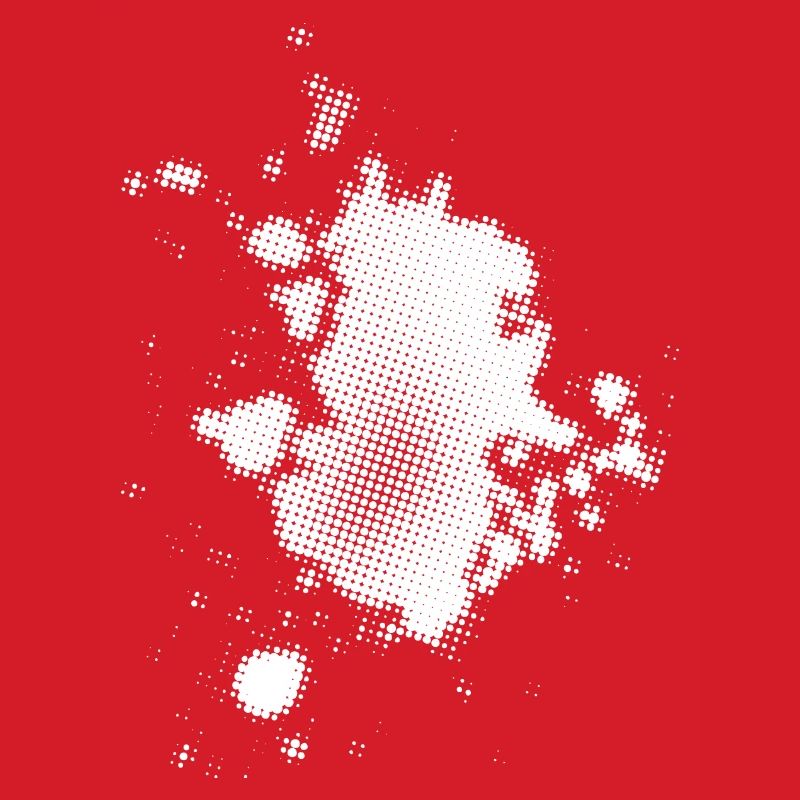 Flash, Dots Background Asymmetrical | rasterized
