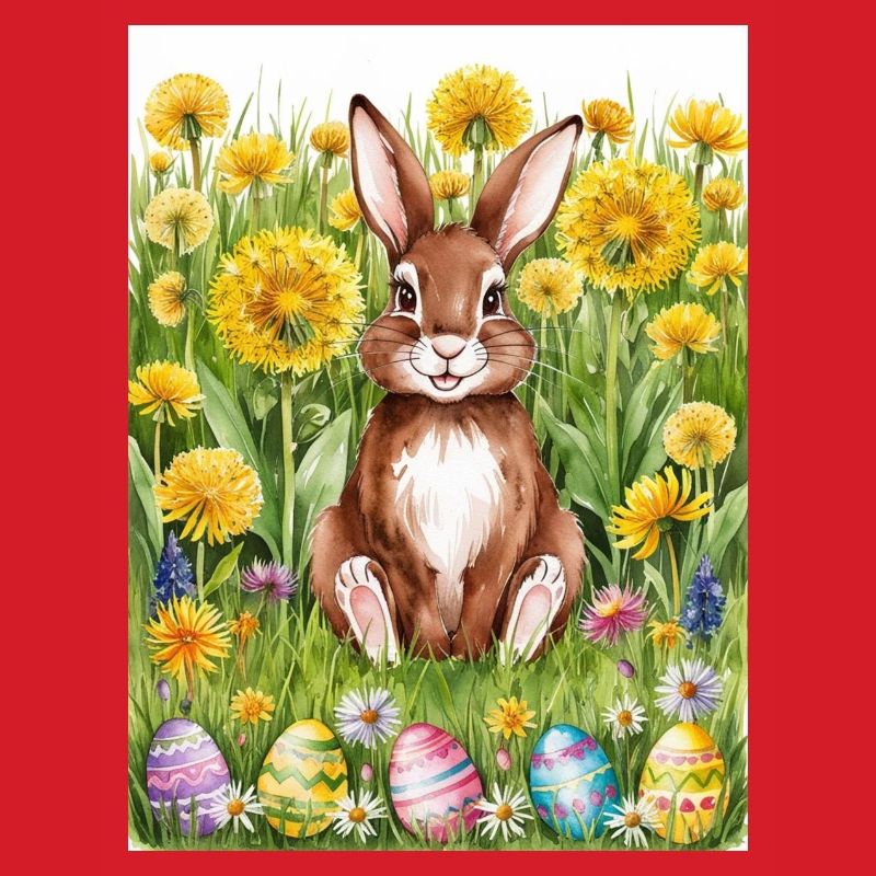 EG Easter I Bunny I Happy Easter I Gift I Flower