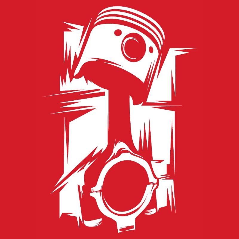 Piston illustration tuning engines workshop icon