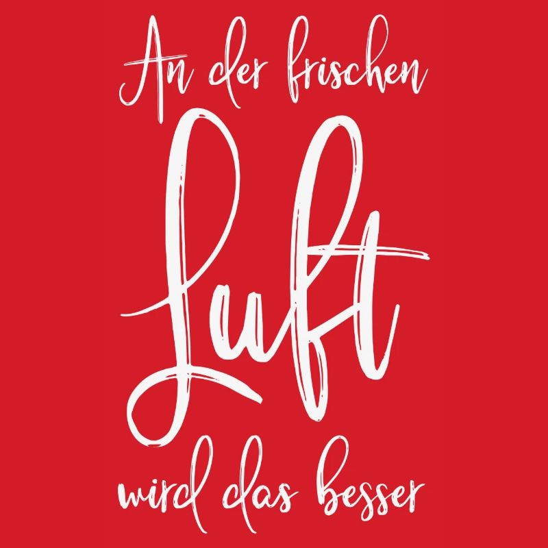 An der frischen Luft wird das besser