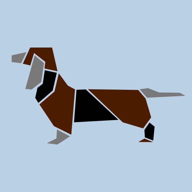 Origami Dackel