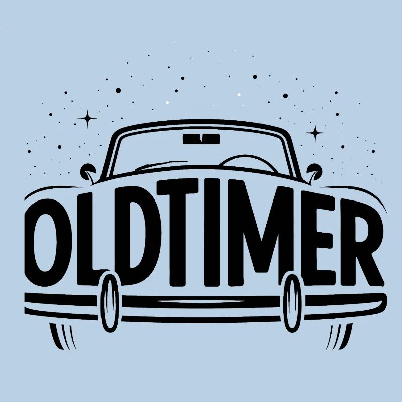 Oldtimer - Cooles Auto-Logo