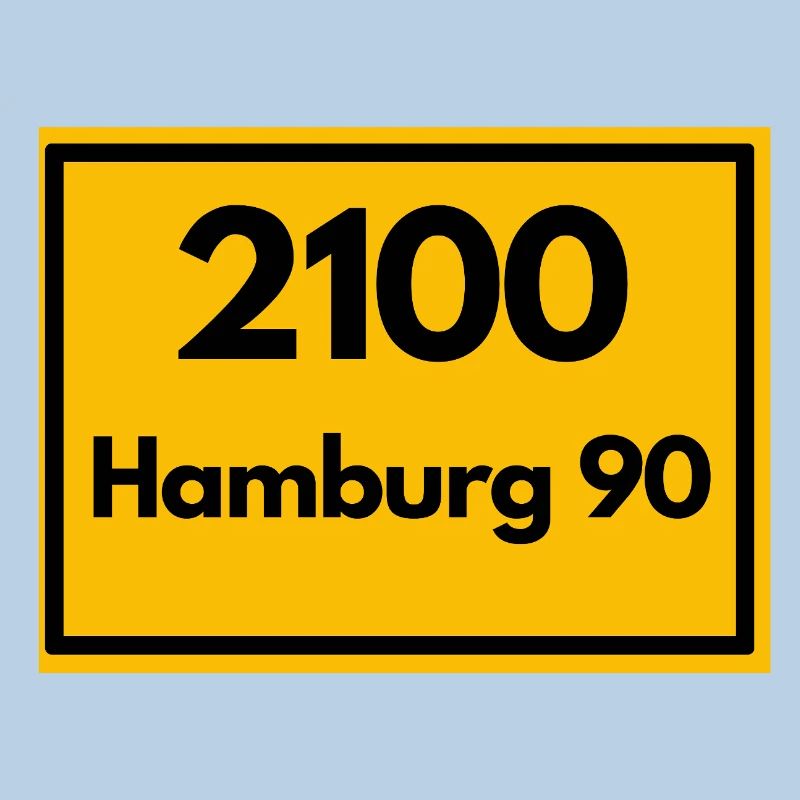 OLD POSTCODE POSTCODE RETRO 2100 HAMBURG 90 ALSTER
