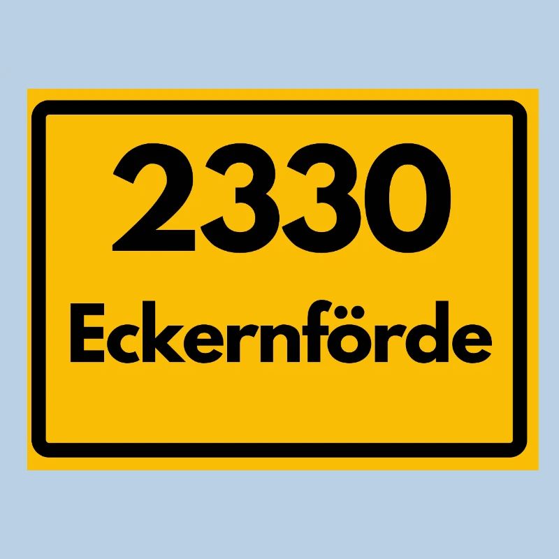 ANCIEN CODE POSTAL RETRO 2330 ECKERNFÖRDE FJORD