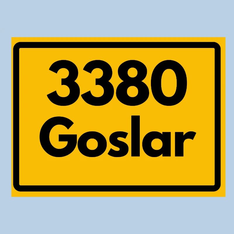 OLD POSTCODE ZIP CODE RETRO 3380 GOSLAR KAISERPFAL