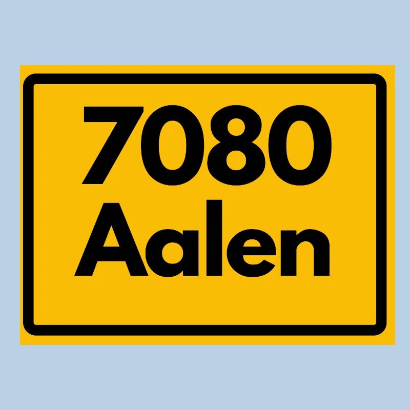 ANCIEN CODE POSTAL RÉTRO 7080 AALEN HEIMATSTOLZ