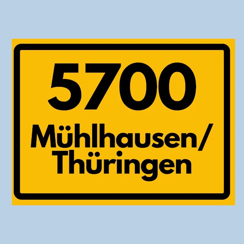 OLD POSTCODE 5700 MÜHLHAUSEN THURINGIA