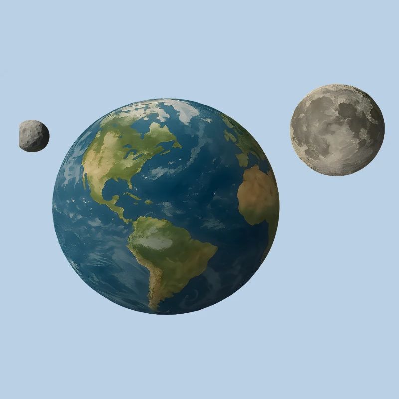 Earth with second moon 2025 PN7