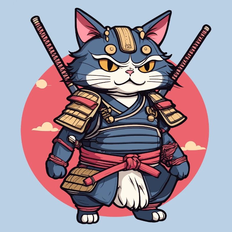 Chat samouraï #2