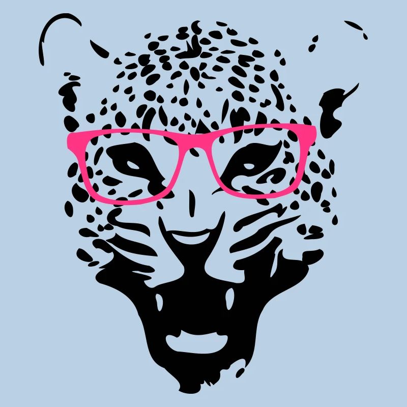 Leopard nerd glasses 2c