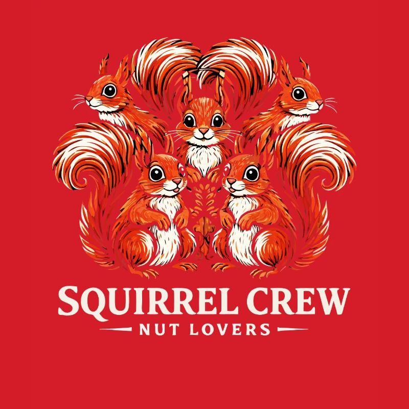 Squirrel Crew - Nut Lovers Eichhörnchen Gang