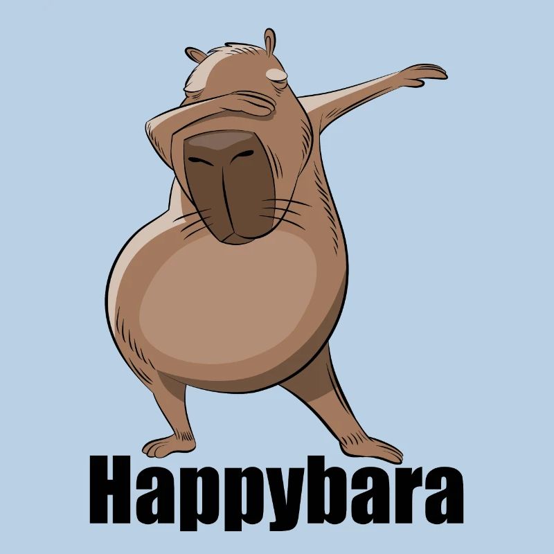 Capybara Dabbing Happybara Geschenk