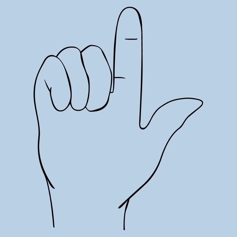 Signe à la main