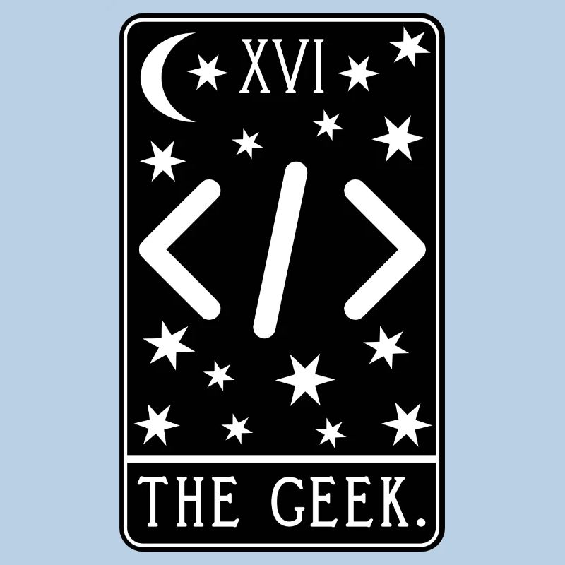 Carte de Tarot Programmeur - Code de développeur Coding Geek