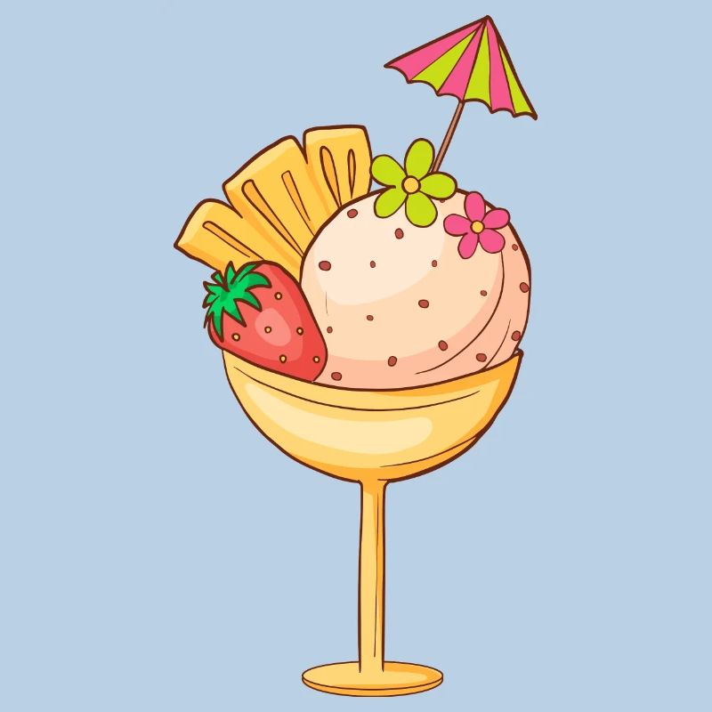 Eis Speiseeis Eiskrem Eiscreme Kugeleis Eisbecher