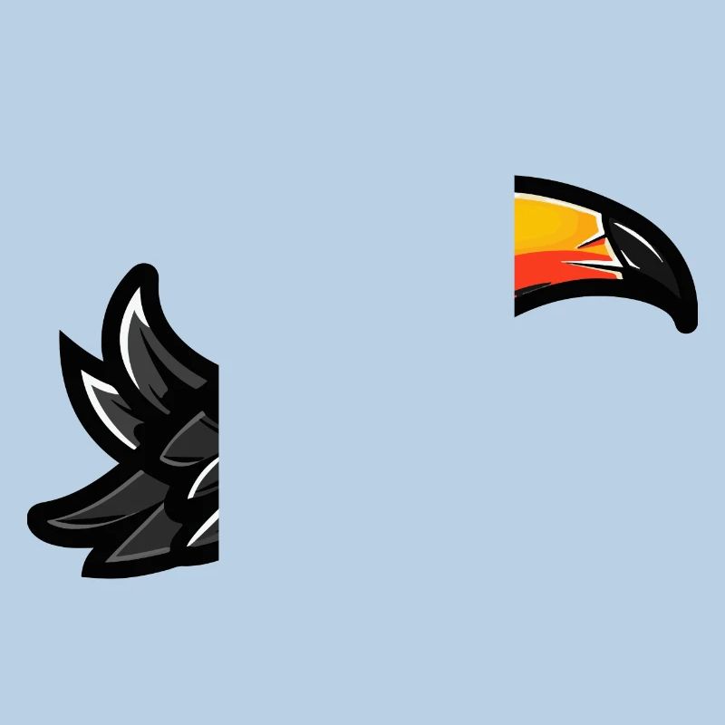 Tukan Vogel Comic Krone
