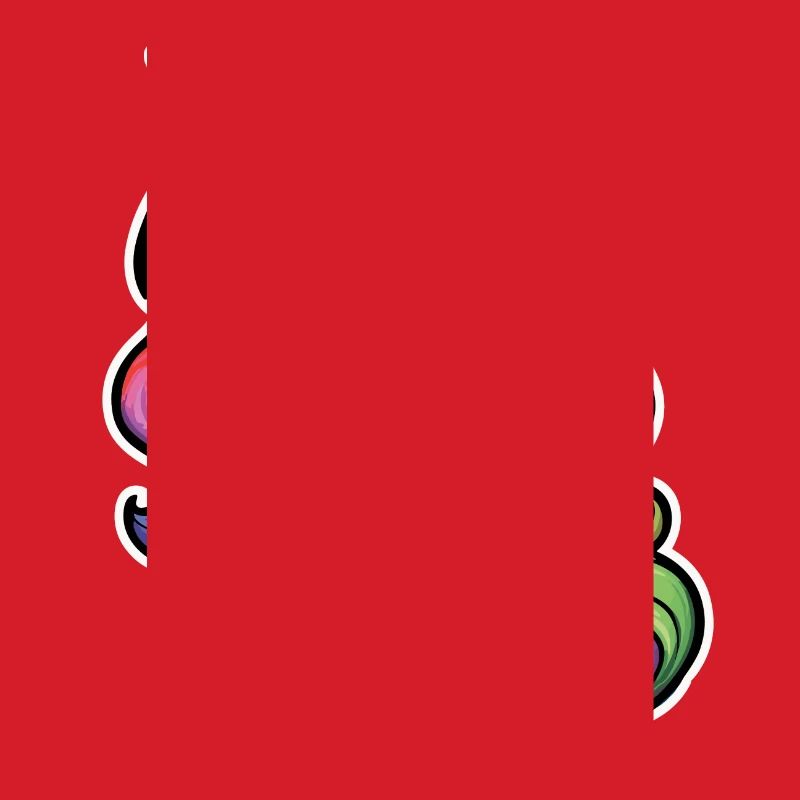 Regenbogen Einhorn Illustration