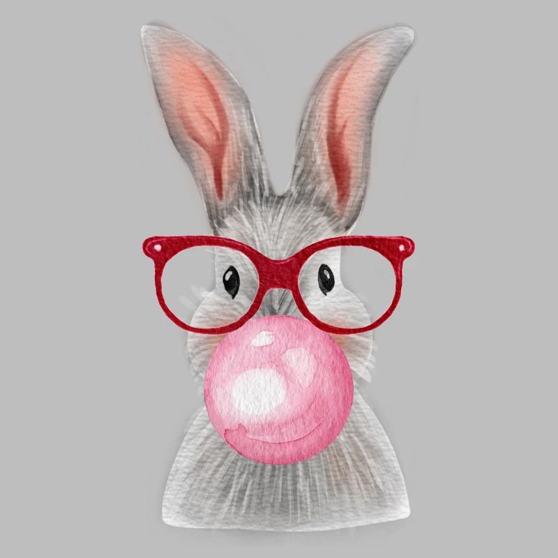 Rabbit chewed gum