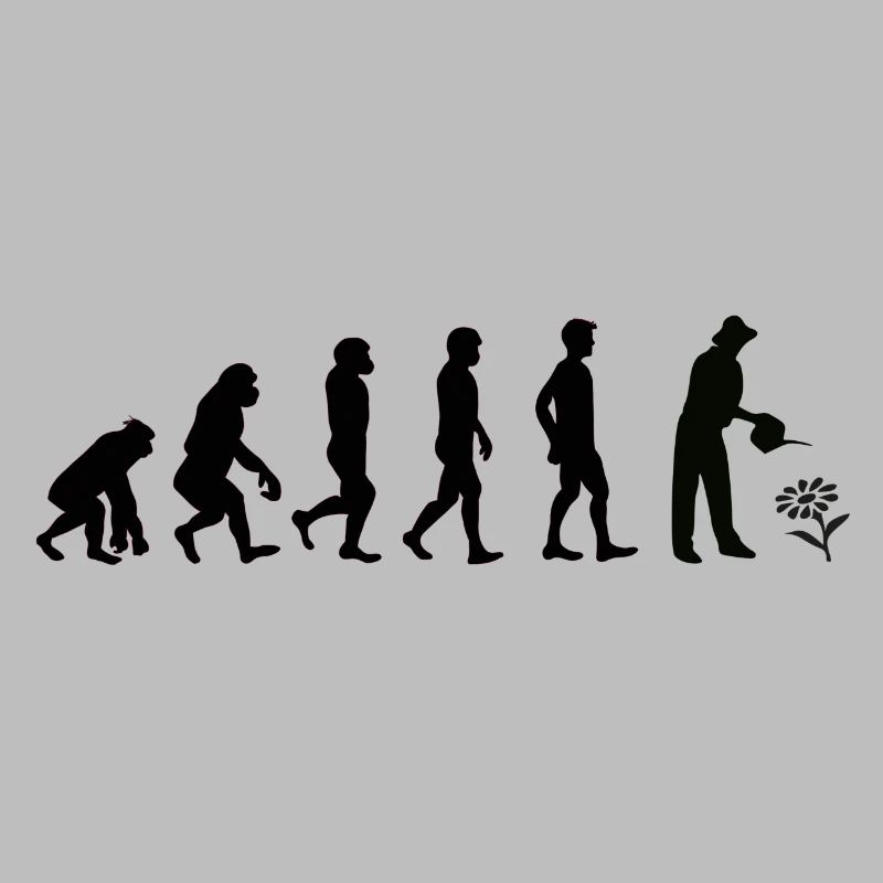 Evolution Gärtner schwarz