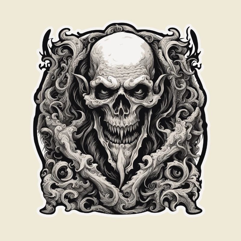 Skull / skull / skeleton / gothic / tattoo