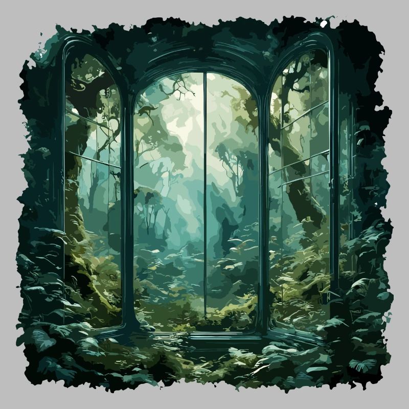 Window in the Forest / Trees / View / Wilderness