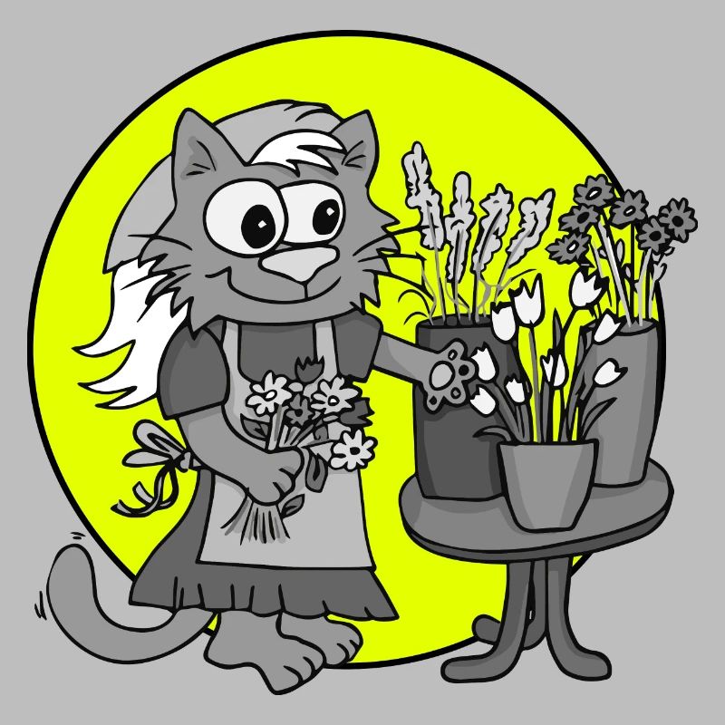 Profession Fleuriste Rétro