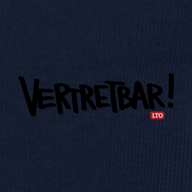 VERTRETBAR Schwarz