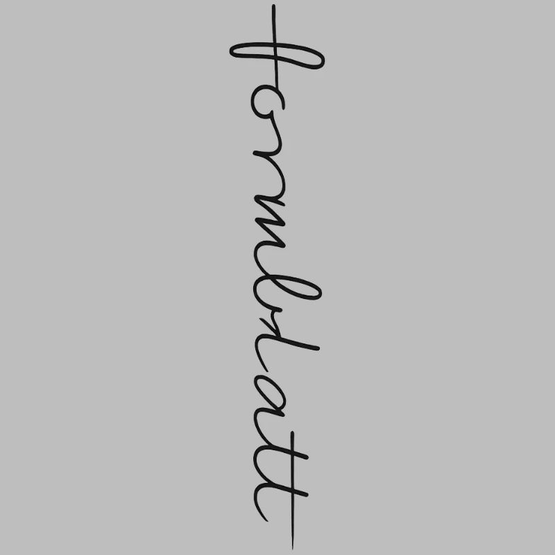 Calligraphic Vertical Font