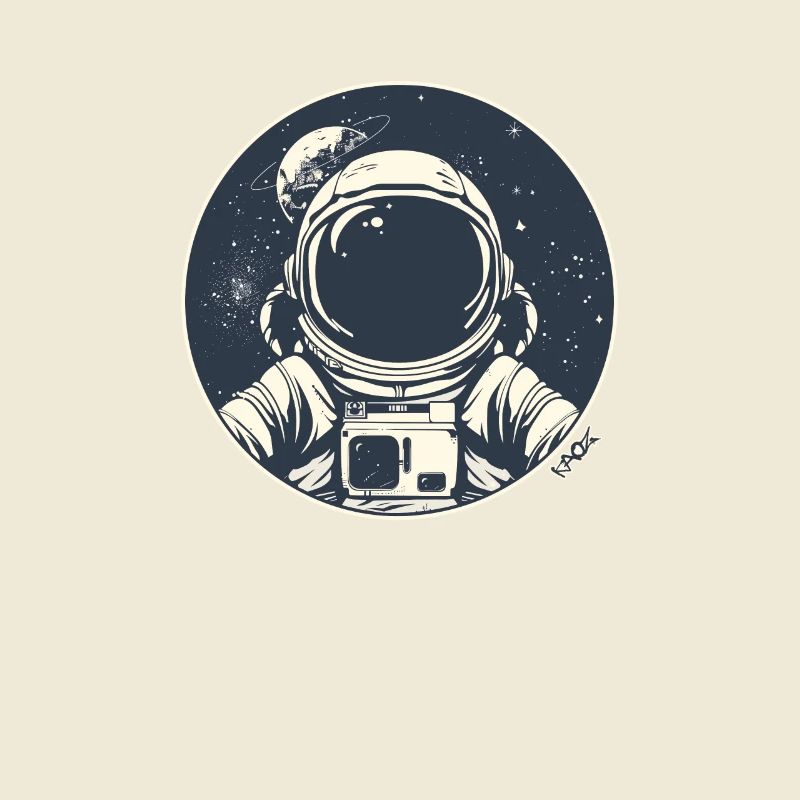 Astronaute et cosmonaute dans l’espace