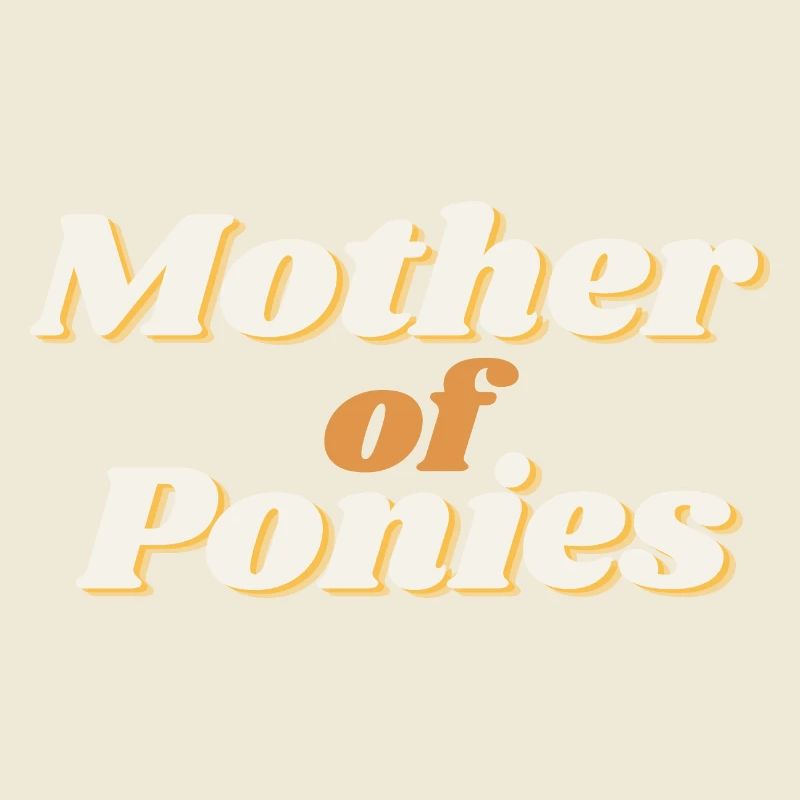 ! Mère de poneys - Mutter von Ponys