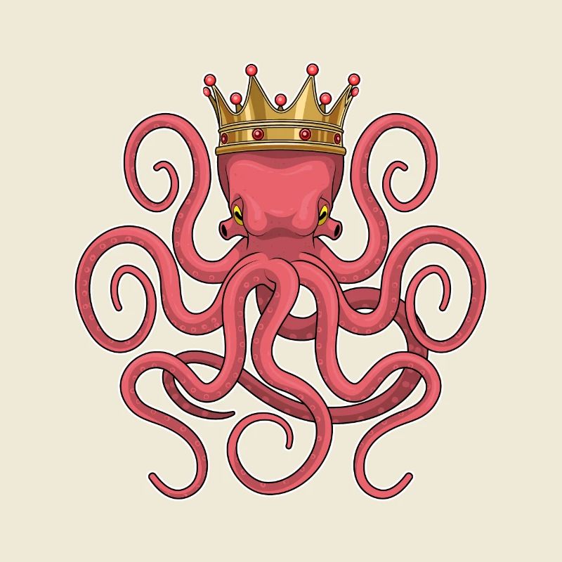 Octopus King Crown