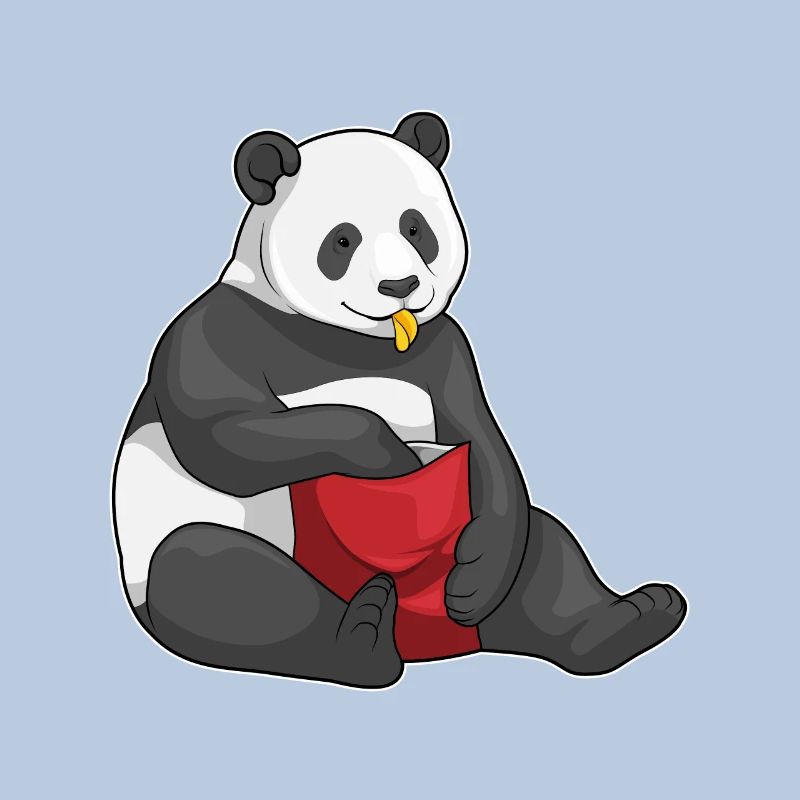 Panda Chips Sac à puces